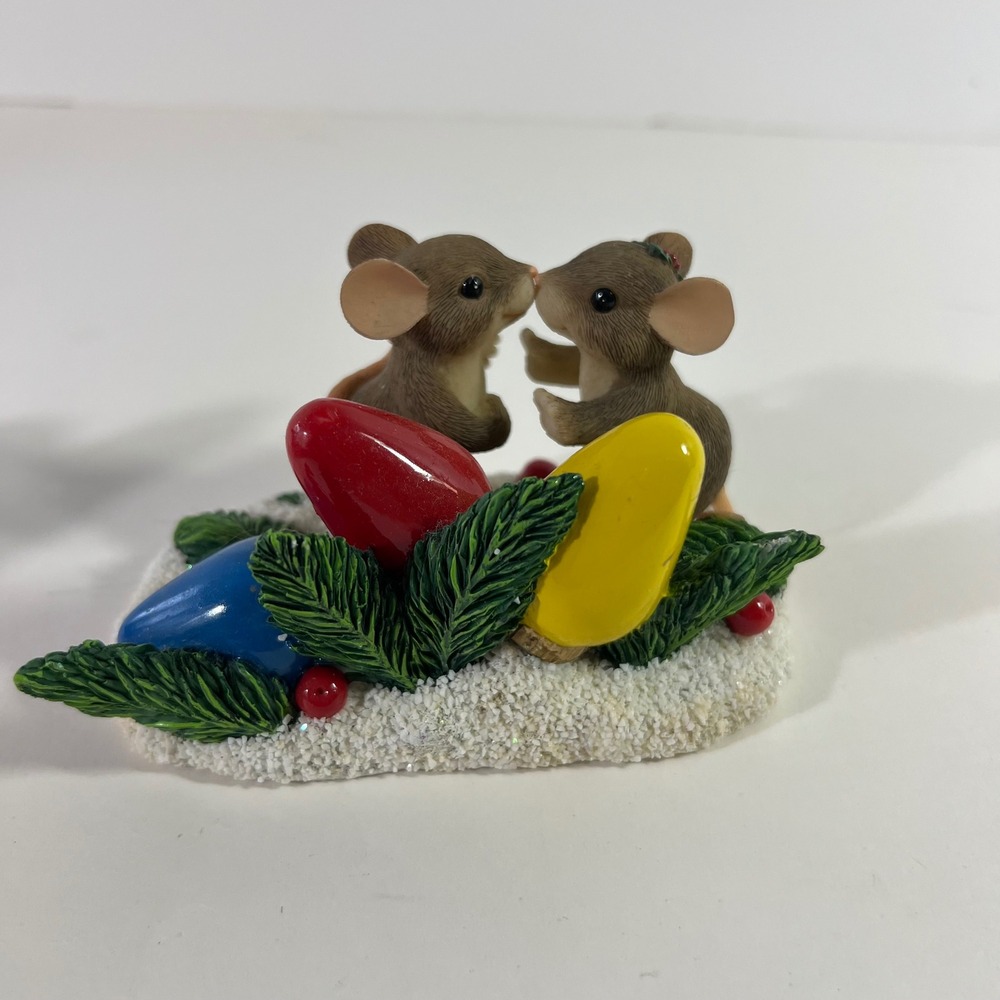 Vintage Charming Tails 2000 Kiss-Mas Lights 4" 87/205